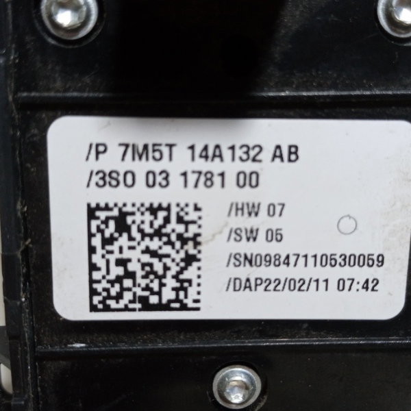 Botão Comando Vidro Elétrico Ford Focus 2011 L. Esquerdo