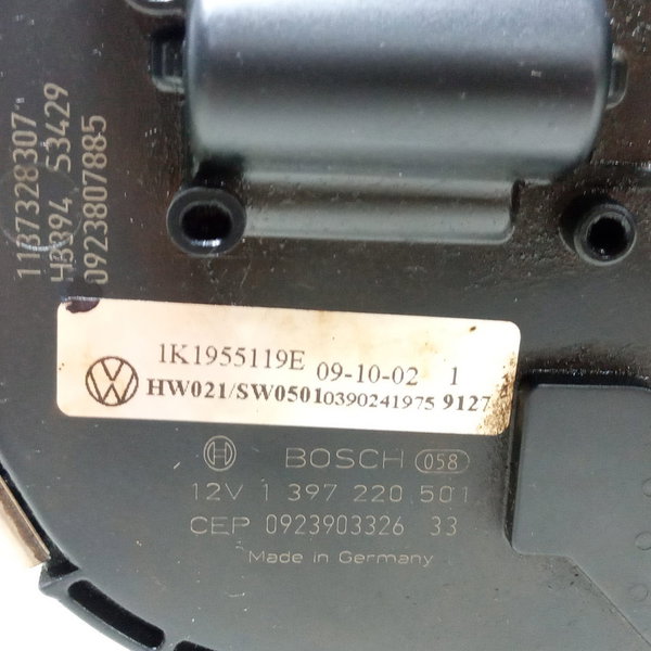Motor Limpador Parabrisa Com Galhada Vw Jetta 2010