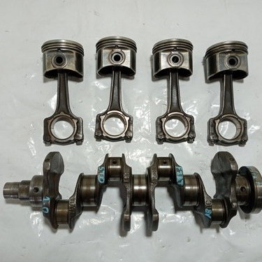 Virabrequim E Pistão Fiat Uno 1.0 8v Stander