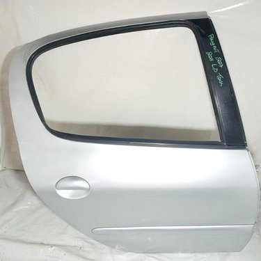Porta Peugeot 207 2011 Traseira Direita Traseira Direito Prateado