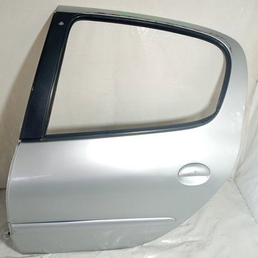 Porta Peugeot 207 2011 Traseiro Esquerdo  Traseira Direito Prateado