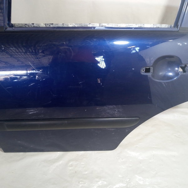 Porta Traseira L. Esquerdo Citroen C3 2007  Traseira Esquerdo Azul