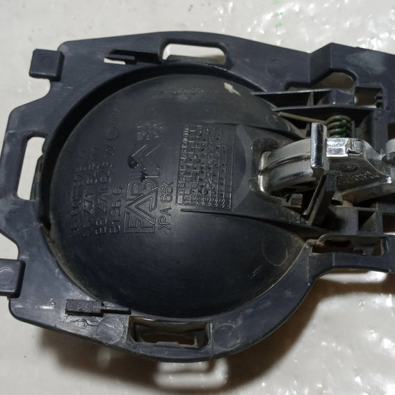 Maçaneta Interna Dianteira Esquerda Citroen C3  2006 Prateado Dianteira