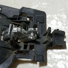 Maçaneta Interna Dianteira Esquerda Citroen C3  2006 Prateado Dianteira