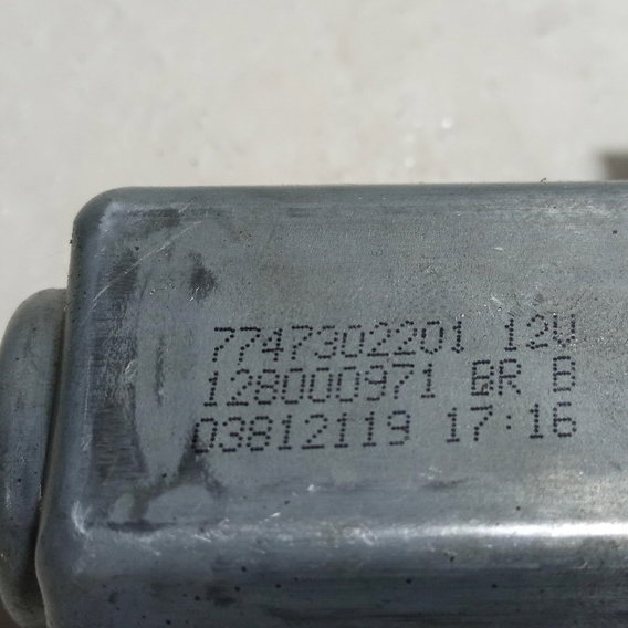 Motor Vidro Eletrico Traseiro Direito Citroen C3 2009