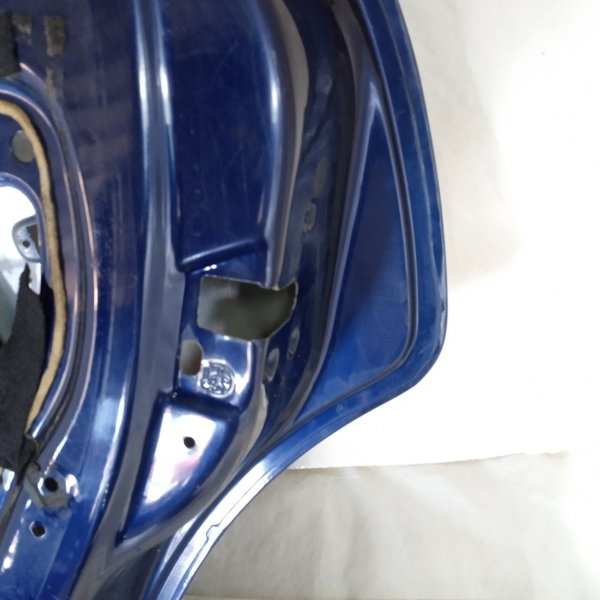 Porta Citroen C3 2007 1.4 8v  Direito Traseiro Traseira Direito Azul-escuro