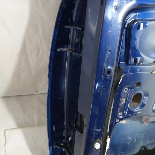Porta Citroen C3 2007 1.4 8v  Direito Traseiro Traseira Direito Azul-escuro