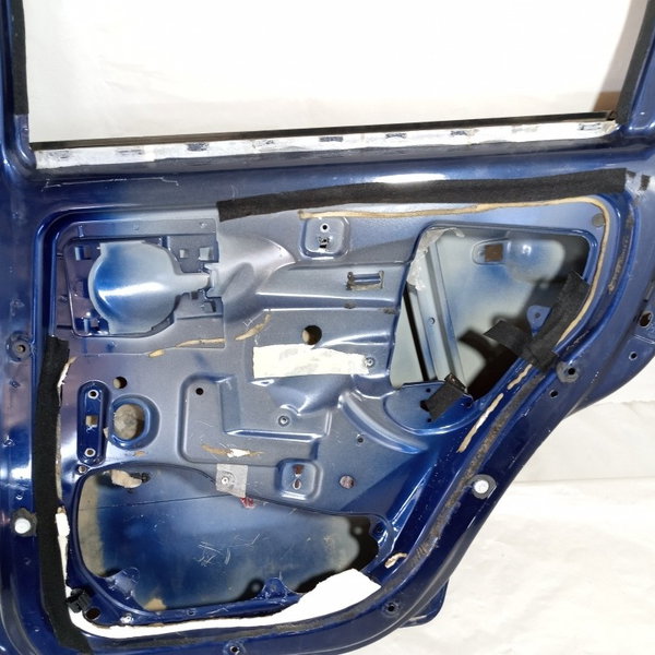 Porta Citroen C3 2007 1.4 8v  Direito Traseiro Traseira Direito Azul-escuro