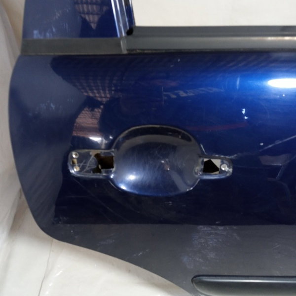 Porta Citroen C3 2007 1.4 8v  Direito Traseiro Traseira Direito Azul-escuro