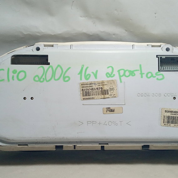 Painel Instrumento Renault Clio 2006 16v  Branco