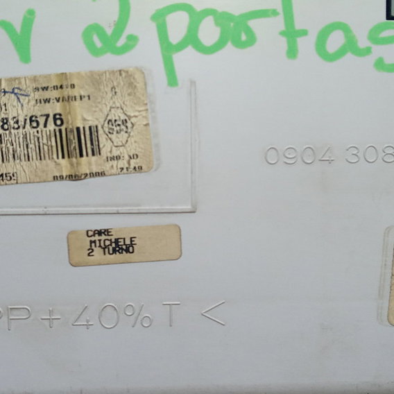 Painel Instrumento Renault Clio 2006 16v  Branco