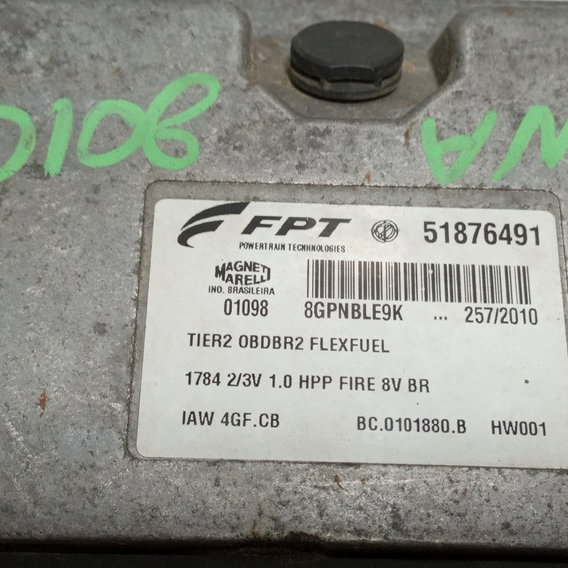 Modulo De Injeção  Fiat Siena 2010 Iaw4gfcb
