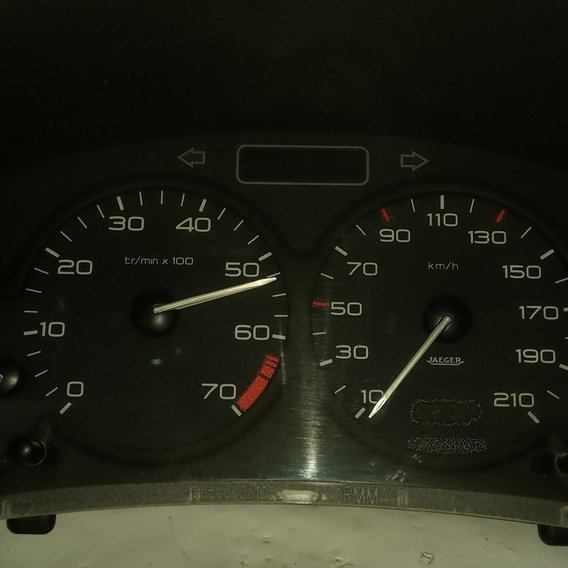 Painel De Instrumentos Peugeot 206 2005  Preto