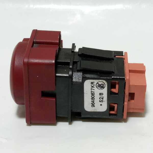 Botão Alerta Citroen C4 Pallas  2008 Vermelho