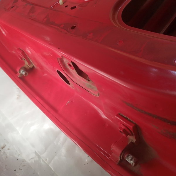 Porta Vw Gol G6 2012 Traseira Direita Traseira Direito Vermelho