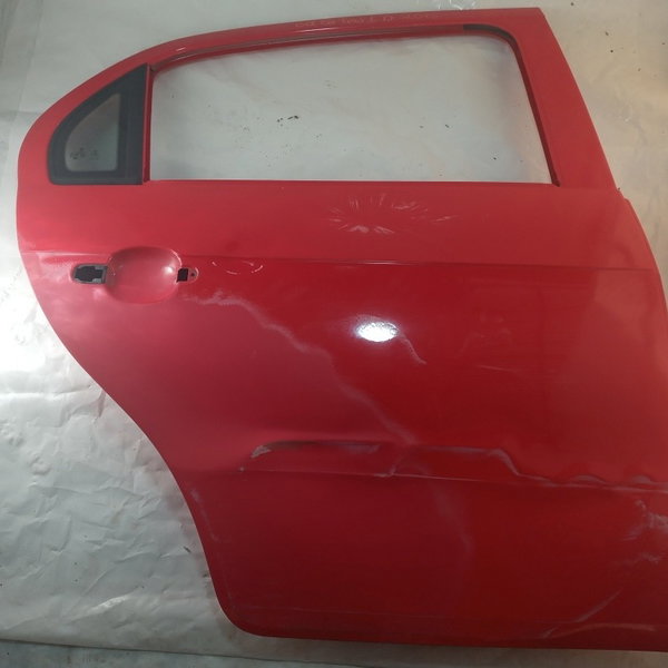 Porta Vw Gol G6 2012 Traseira Direita Traseira Direito Vermelho