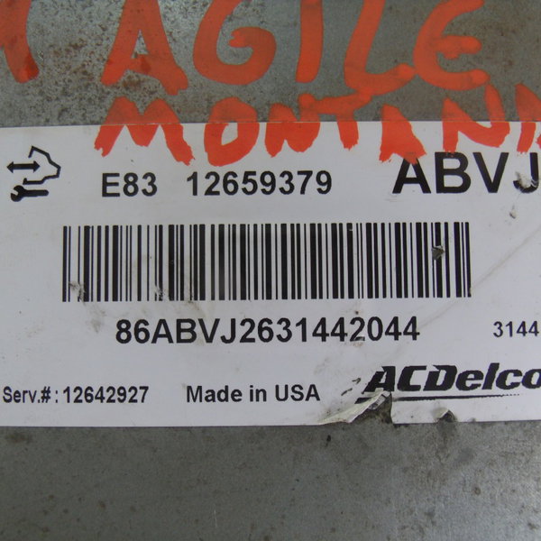 Modulo Injeção Gm Montana Agile 1.4 12659379