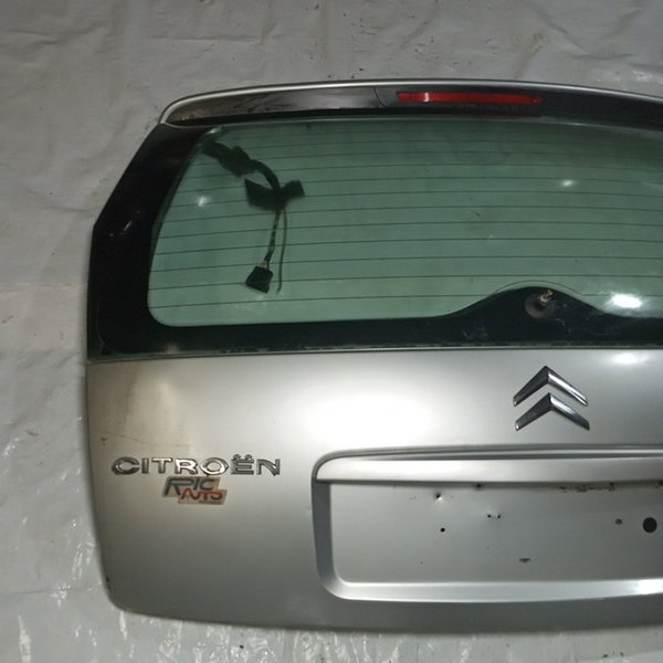 Tampa Traseira Com Vidro Vigia Citroen C3 2010 Usado Cinza