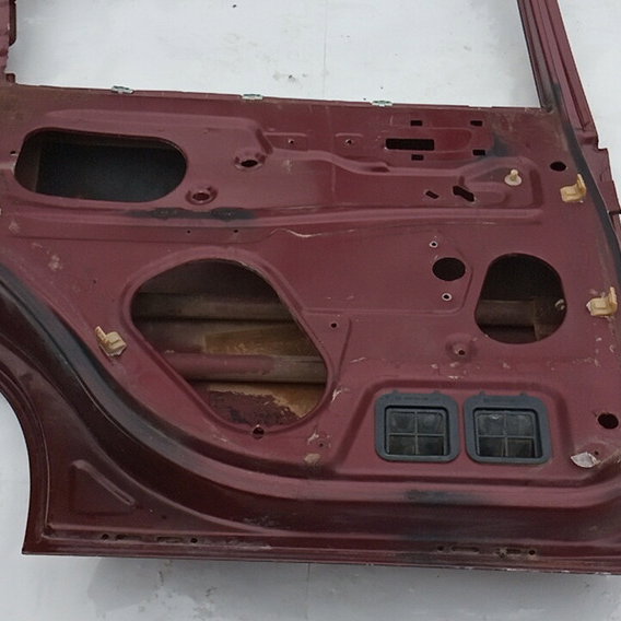 Porta Traseira Esquerda Gm Corsa 1998 Traseira Esquerdo Vermelho