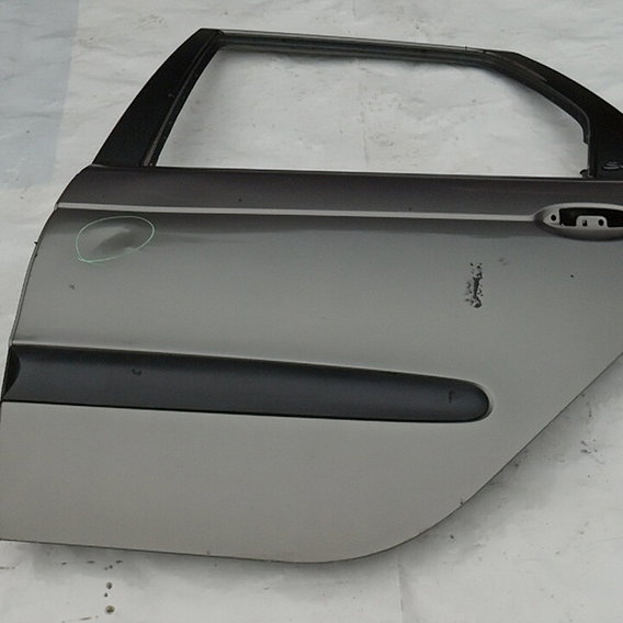 Porta Traseira Esquerda Renault Scenic 2000 Traseira Esquerdo Cinza