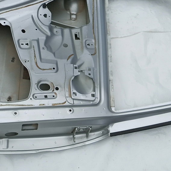 Porta Traseira Esquerda Citroen C3 2010 Traseira Esquerdo Prateado