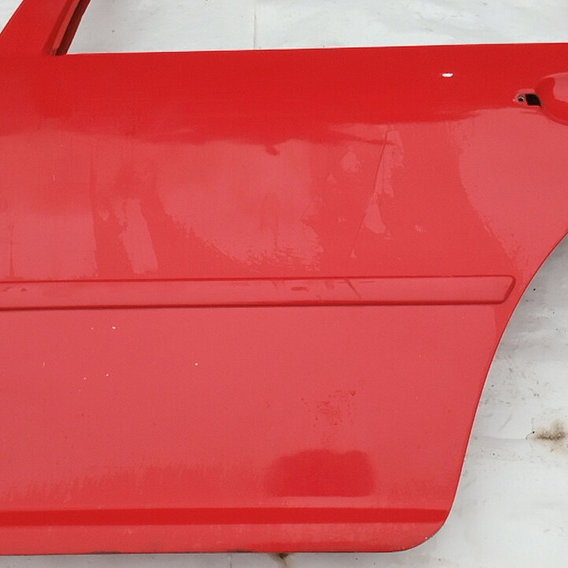 Porta Traseira Esquerda Vw Golf Sapão 1999 Traseira Esquerdo Vermelho