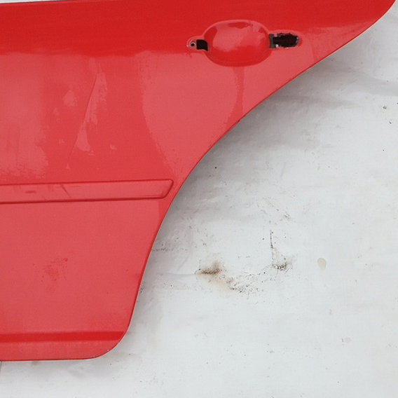 Porta Traseira Esquerda Vw Golf Sapão 1999 Traseira Esquerdo Vermelho