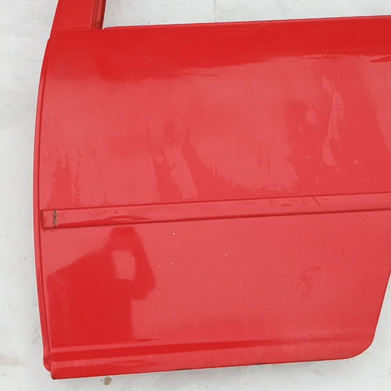 Porta Traseira Esquerda Vw Golf Sapão 1999 Traseira Esquerdo Vermelho