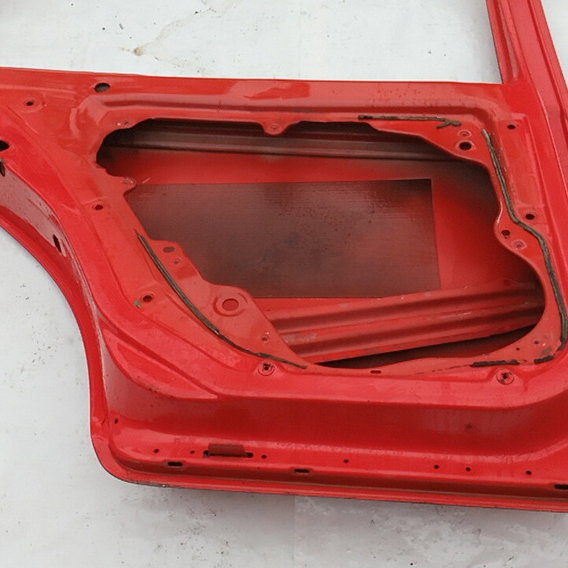 Porta Traseira Esquerda Vw Golf Sapão 1999 Traseira Esquerdo Vermelho