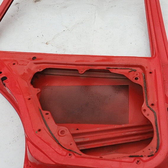 Porta Traseira Esquerda Vw Golf Sapão 1999 Traseira Esquerdo Vermelho
