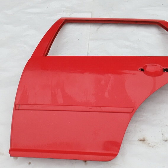 Porta Traseira Esquerda Vw Golf Sapão 1999 Traseira Esquerdo Vermelho