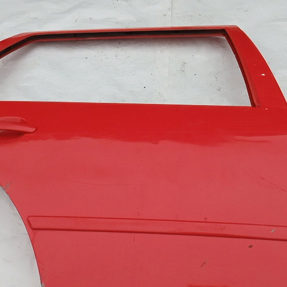 Porta Traseira Direita Vw Golf Sapao 1999 Traseira Direita Vermelho