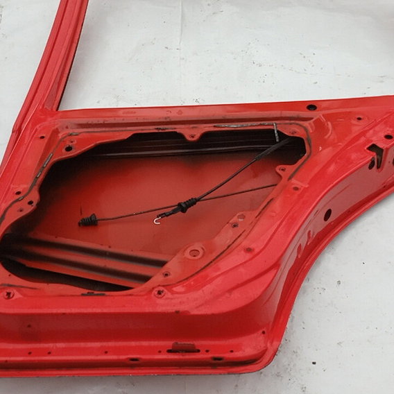 Porta Traseira Direita Vw Golf Sapao 1999 Traseira Direita Vermelho