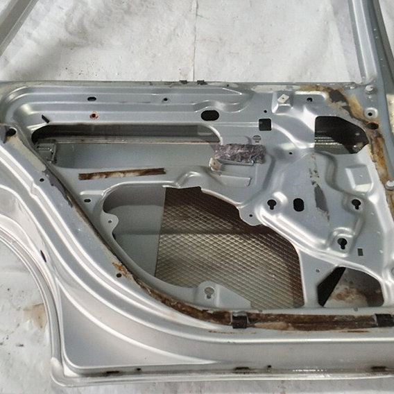 Porta Traseira Esquerda Vw Gol G3 2000 Traseira Esquerdo Cinza