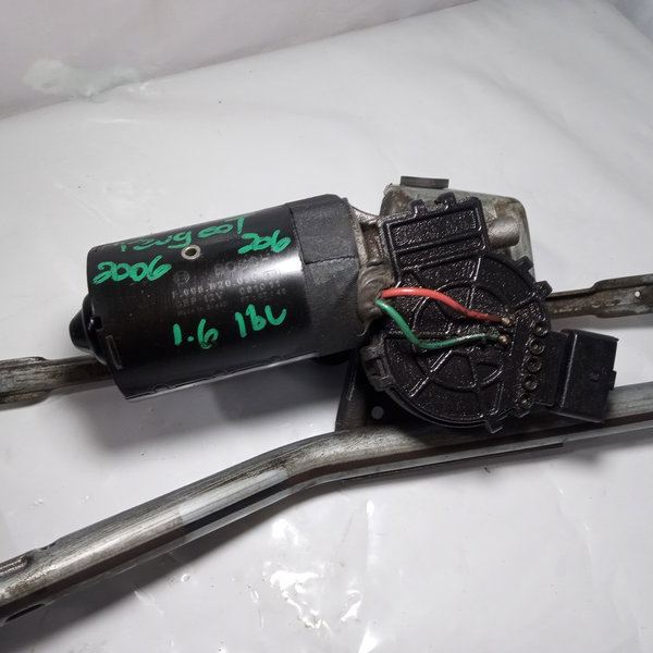 Motor Limpador De Para Brisa Com Galhada Peugeot 206 2006