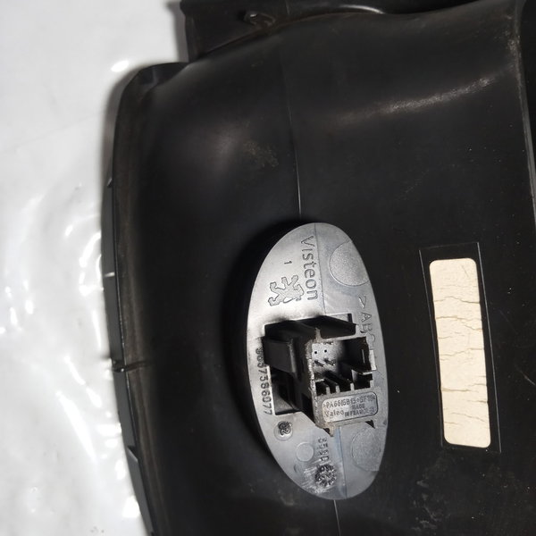 Moldura Computador Bordo Com Botão Alerta Peugeot 206 2006