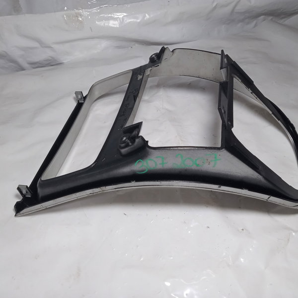 Moldura  Acabamento Da Alavanca De Marcha Peugeot 307 2007 Cinza