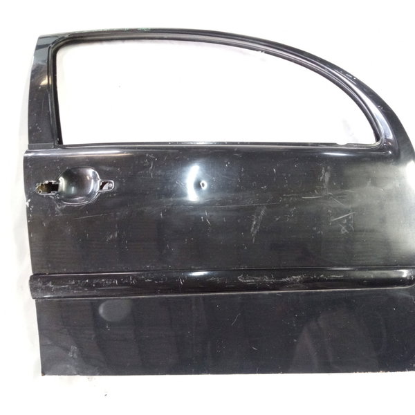 Porta Dianteira Direita Citroen C3 2004 Dianteira Direita Preto