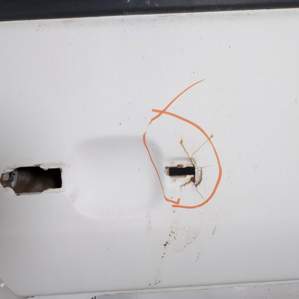 Porta Lado Esquerdo Vw Gol Bola 97 2p Dianteira Esquerdo Branco