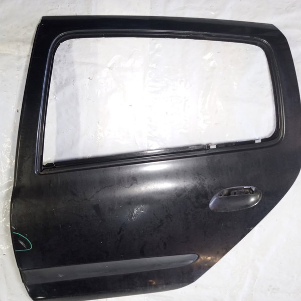 Porta Traseira Esquerda Renault Clio 2000 A 2005 Traseira Esquerdo Preto