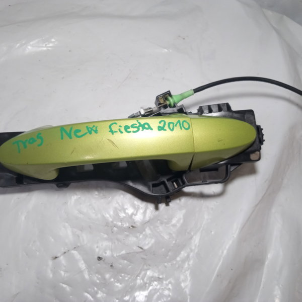 Maçaneta Externa Porta Traseira Esquerda Ford New Fiesta 10 Verde-limão Traseira