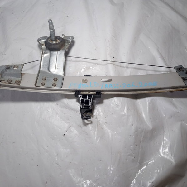 Máquina De Vidro Manual Traseira Direita Peugeot 206 2002