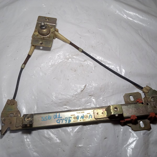 Máquina De Vidro Manual Traseira Direita Fiat Uno 1996