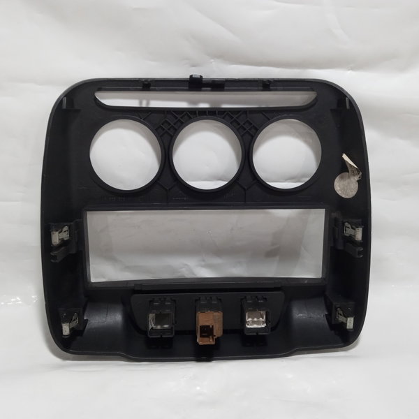 Moldura Painel Central Botão Alerta Citroen C3 2013 Cinza