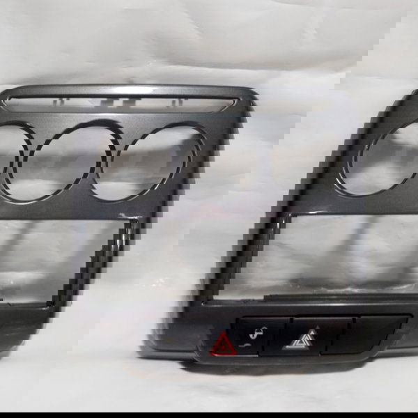 Moldura Painel Central Botão Alerta Citroen C3 2013