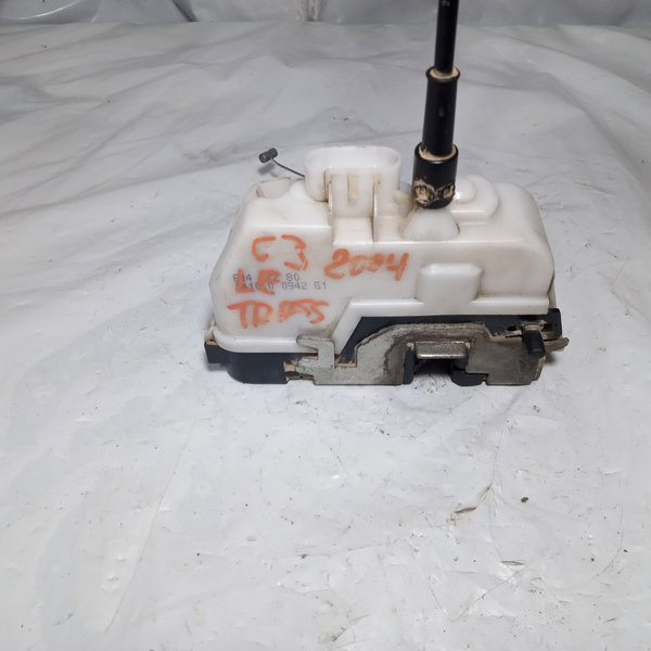 Fechadura Porta Traseira Esquerda Citroen C3 2009