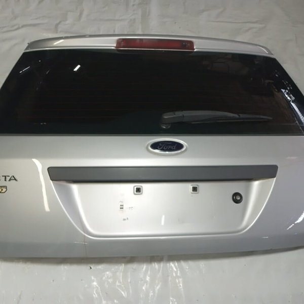 Capo Tampa Traseira Com Vidro Vigia Ford Fiesta 2012 Prateado