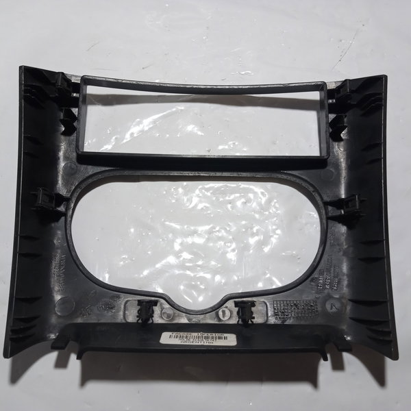Moldura Do Rádio Comando Para Painel Peugeot 207 2012 Preto