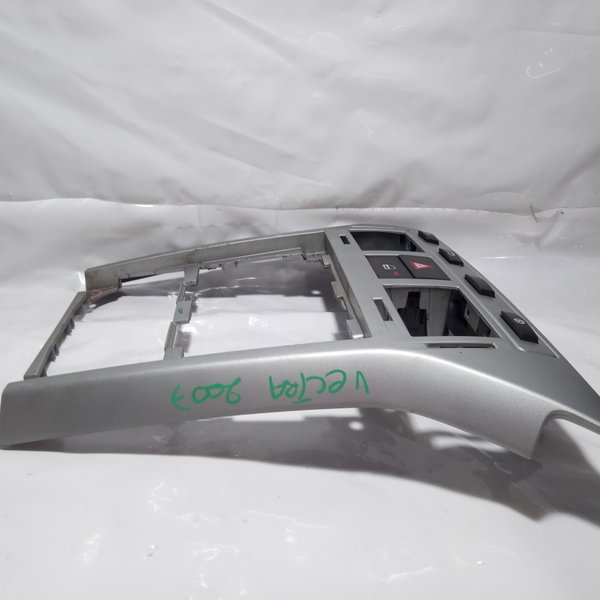 Moldura Painel Central Botão Alerta Gm Vectra 2007 Cinza