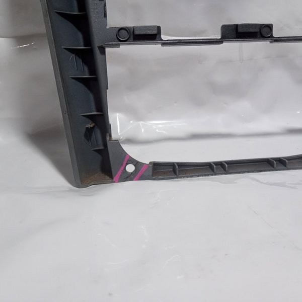 Moldura Painel Central Botão Alerta Gm Vectra 2007 Cinza